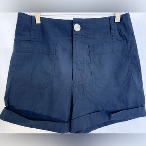 Anthropologie Colette Magic Fabric Shorts, Navy, 30 Waist, Original Retail $88